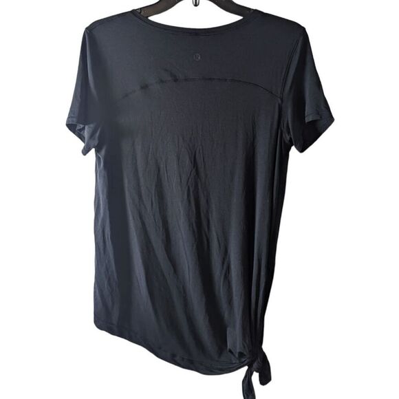 LULULEMON ATHLETICA To The Point Tee In Black Size 4 - Picture 6 of 6